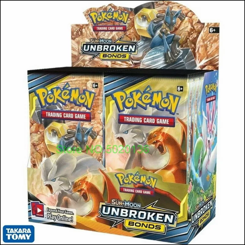 324 шт. команда Pokemon TCG: гром потерянный солнце и луна единые умы бокс-бустер игра с