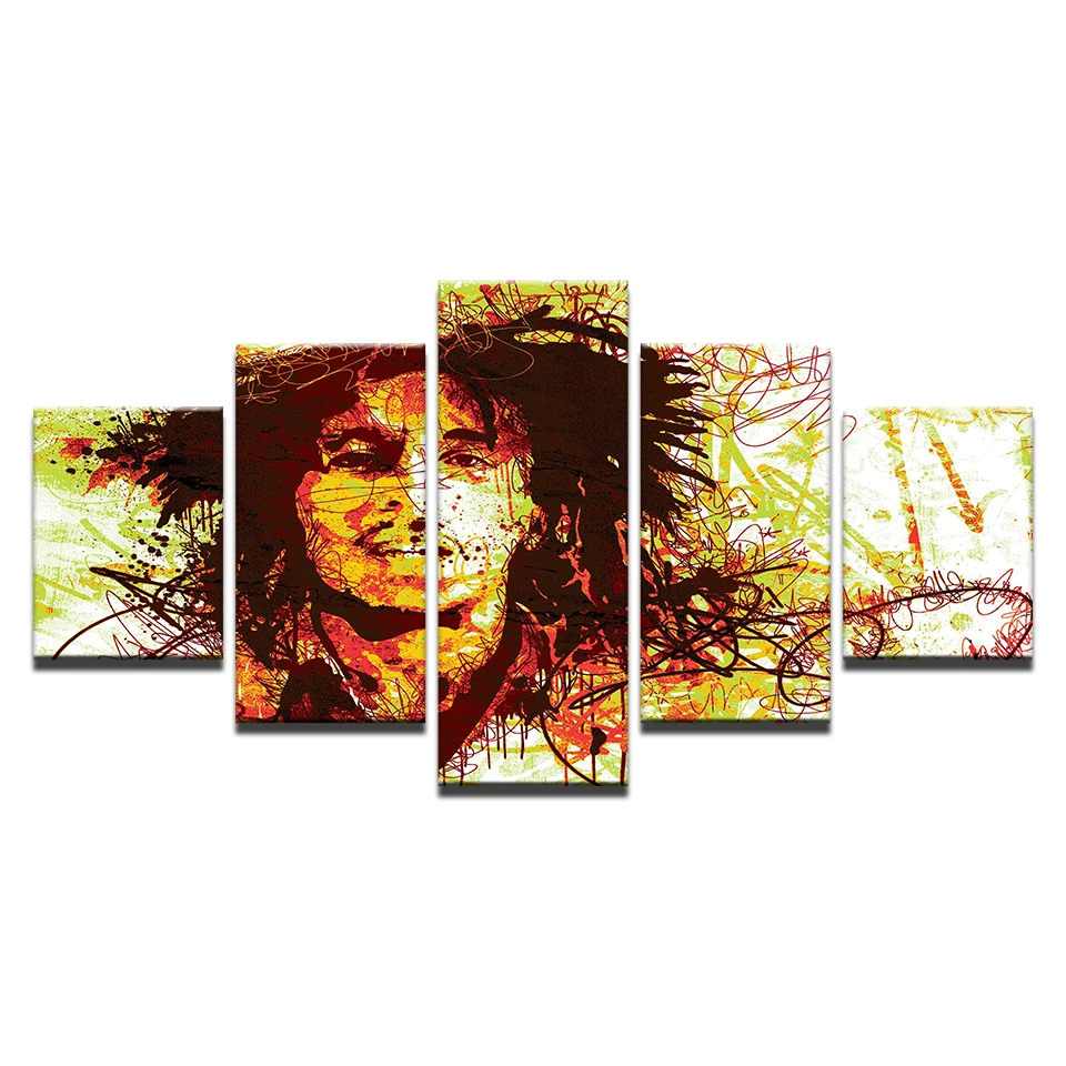 HD Печать холст Художественная роспись Абстрактная Поп Арт певец портрет головы