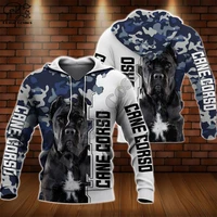men women cane corso limited edition 3d full printed zipper hoodie long sleeve sweatshirts jacket pullover tracksuit g4