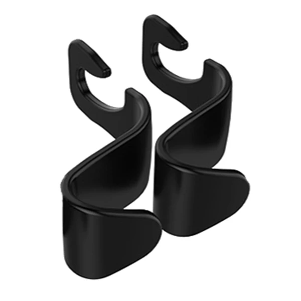 

2 pcs Universal Seat Back Hooks Hangers for Car Organizer Universal Headrest Mount Storage Hooks House Storage Simple Styling(Bl