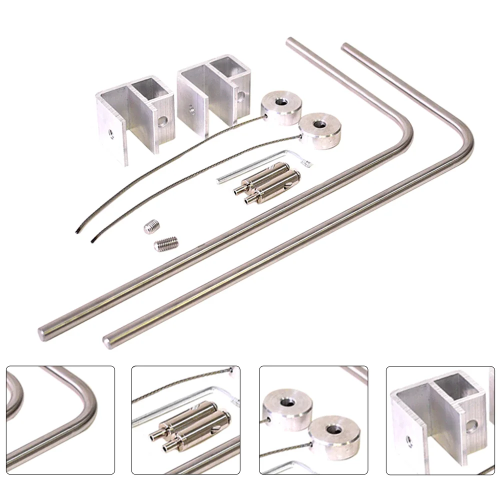 

Регулируемая оссветильник ная стойка для аквариума, регулируемая оссветильник ная стойка, Серебряный держатель для аквариума, 1 комплект