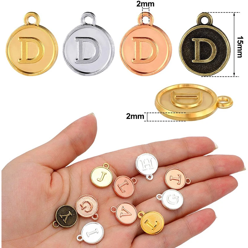 

40x Adjustable Bracelets, 104x Letter Pendant, Suitable for Ladies Girl DIY Jewelry Making Process