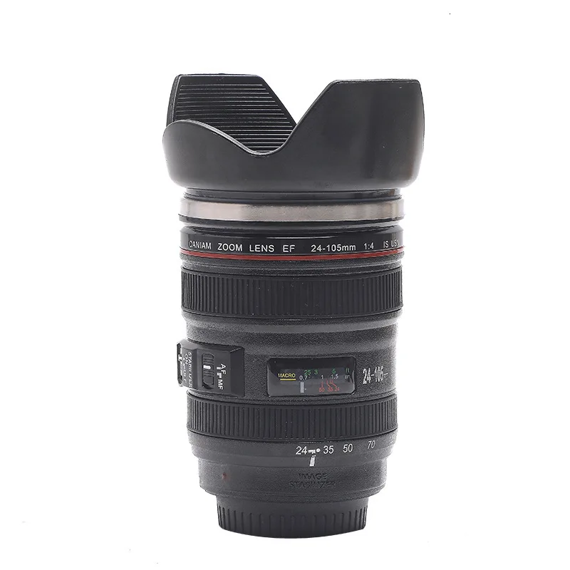 Креативные кружки с линзами из нержавеющей стали 400 мл чашка для кофе и чая