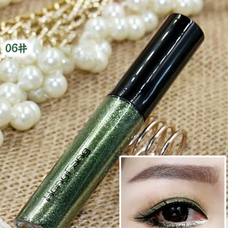 1 шт. профессиональные блестящие веки 8 цветов жидкая подводка для глаз