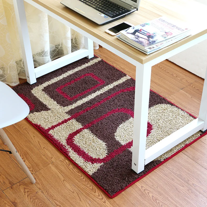 Коврики для стула с геометрическим рисунком мягкие Современные Нескользящие