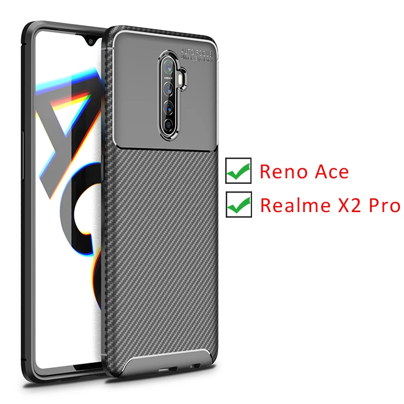 Чехол для oppo reno ace чехол-бампер на realme x2 pro realmi x 2 2x x2pro защитный чехол телефона