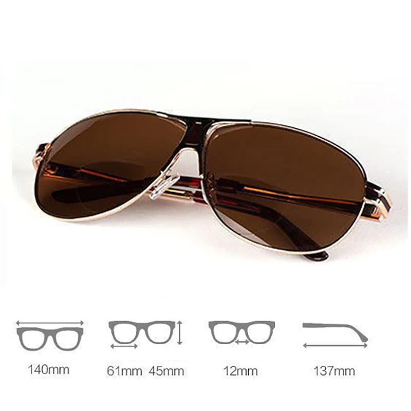 Zerosun очки для чтения Мужские Женские бифокальные диоптрийные солнцезащитные