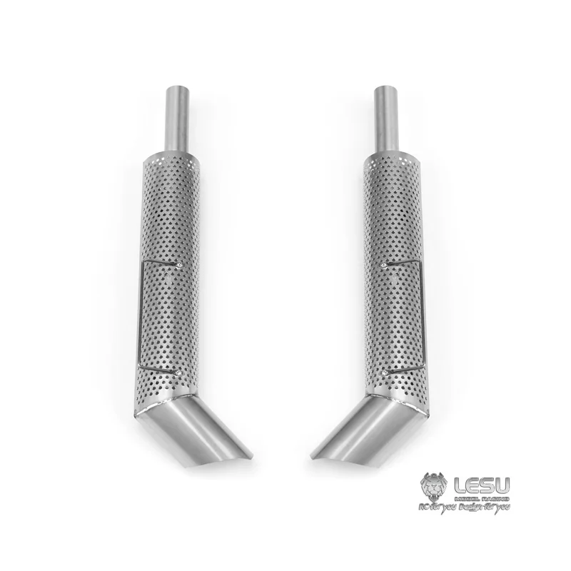 LESU металлические дымоходы оборудования полка для 1/14 человек RC грузовики