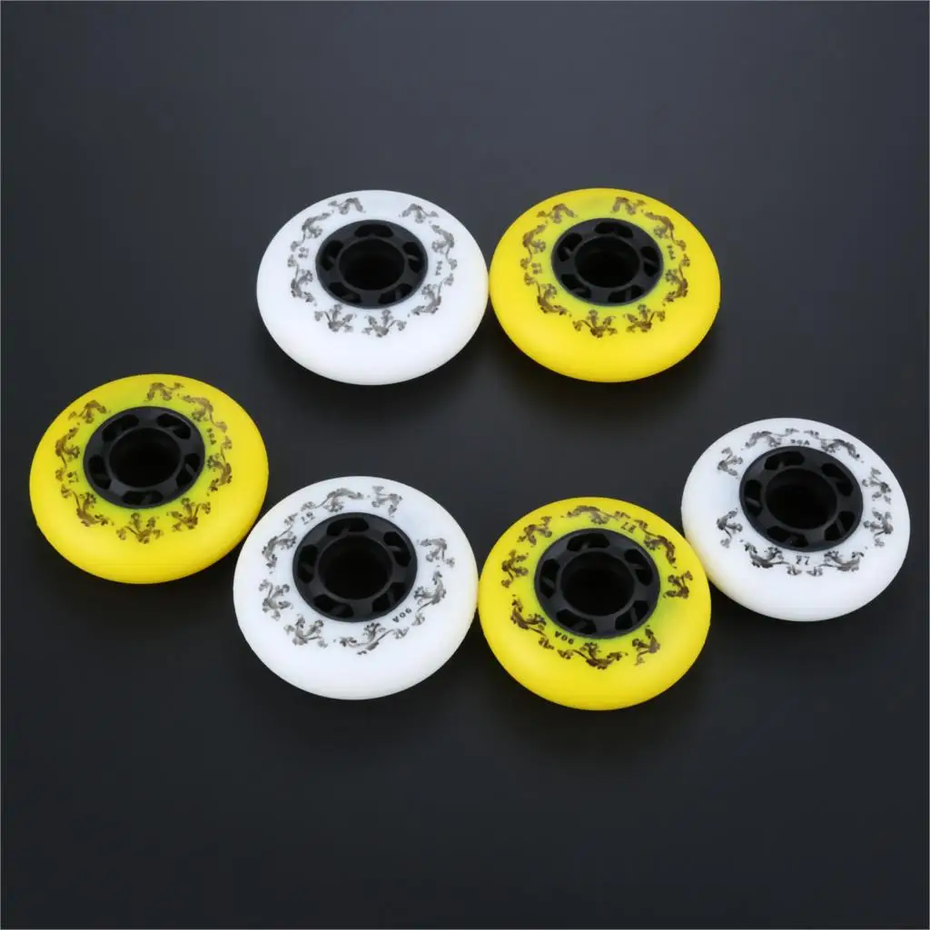 8 шт. 90A роликовые коньки с колесами тормозное лезвие скользящие колеса для