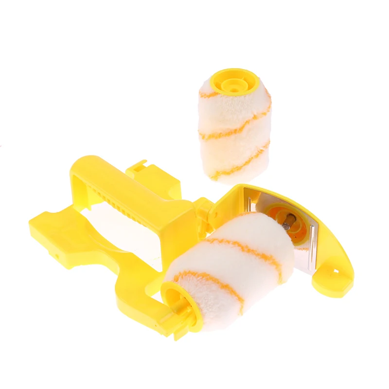

1xClean-Cut Paint Edger Roller Brush Multifunctional Roller Paint Brush Clean-Cut Paint Edger Wall Painting Roller Brush Set