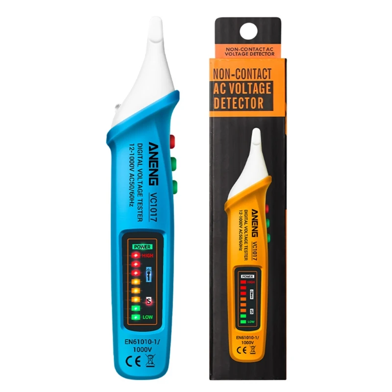 

ANENG- VC1017 Digital Portable Multimeter Pen Type DC AC Voltage Resistance Meter Continuity LX0C