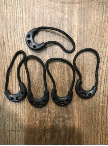 5Pcs EDC Zipper Rope Pull Puller End Fit Tag Fixer Zip Cord Replacement Clip Broken Buckle Travel Bag Suitcase Tent | Спорт и
