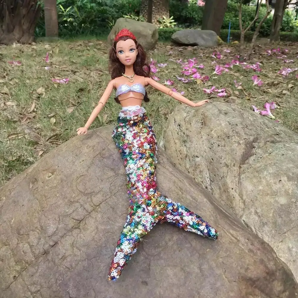 

HobbyLane Sequined Mermaid Clothing doll (Random Delivery)