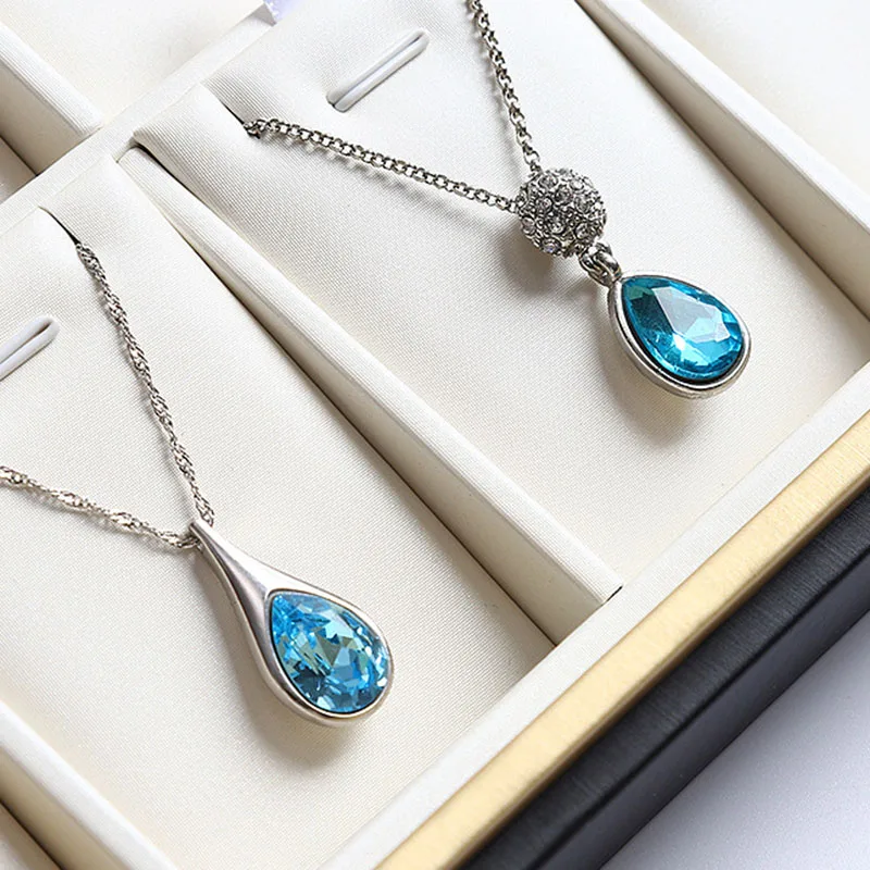 

Kili 2 Pcs Jewelry Inspection Tray with Lid, Ring and Necklace Storage Display Shooting, Jade Exhibition Props