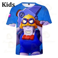shelly lucky gaming t shirt kid boys girls tshirt cartoon game printed baby child clothes casual tee short sleeve tops