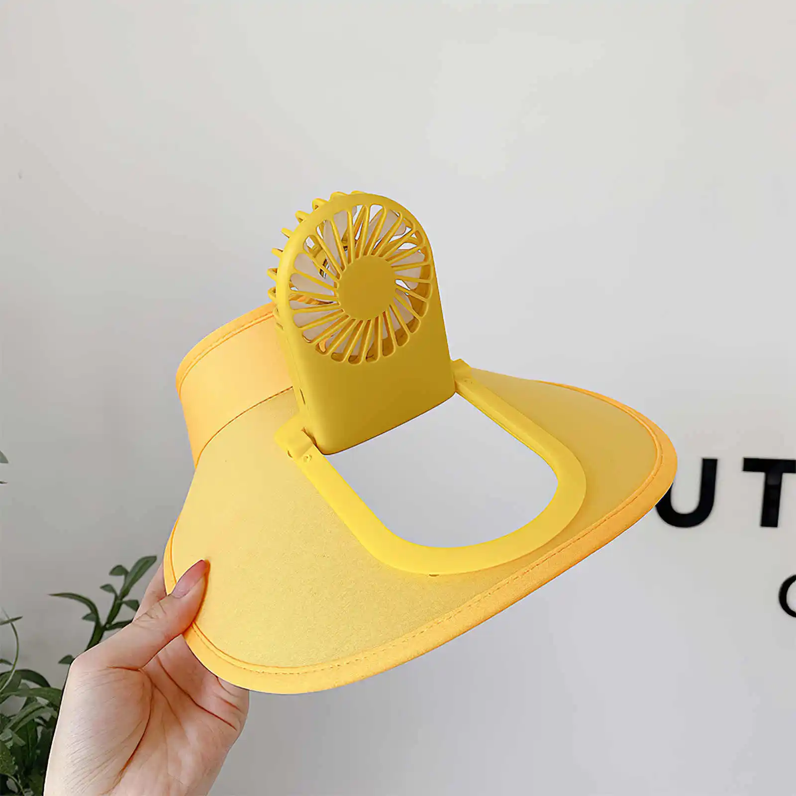 

Kids Hat With USB Fan USB Charging Hat UV-Protection Top Empty Cap Breathable Summer Adjustable For Children Outdoor Sport