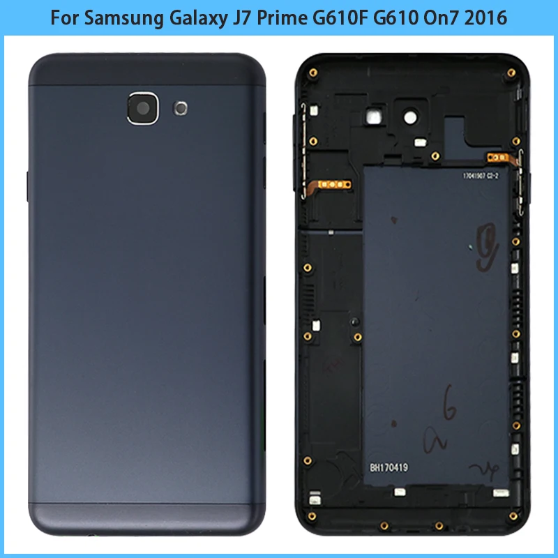 Новый металлический корпус J7 Prime G610F G610 On7 2016 для Samsung Galaxy J5 G570F G570 On5 задняя крышка