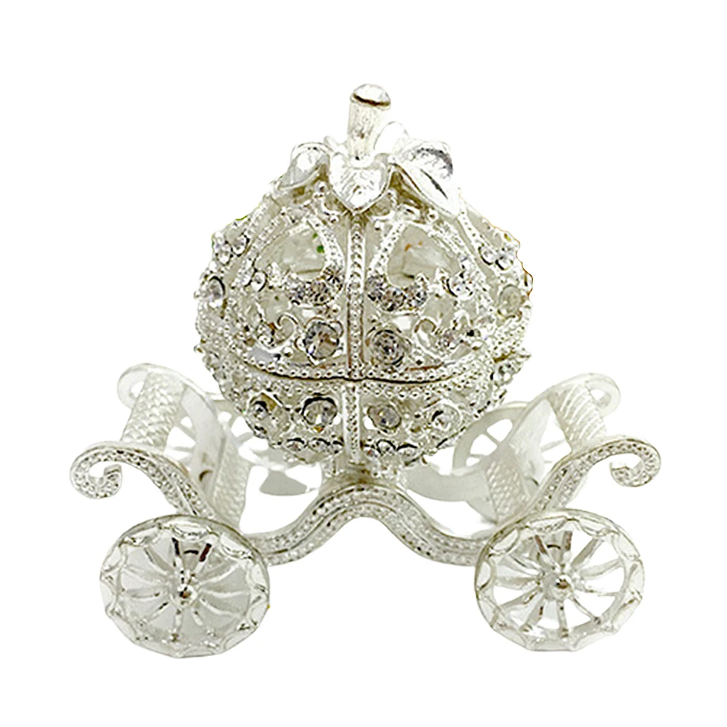 Тыква карета Хрустальная Ювелирная инкрустированная шкатулка свадебное кольцо
