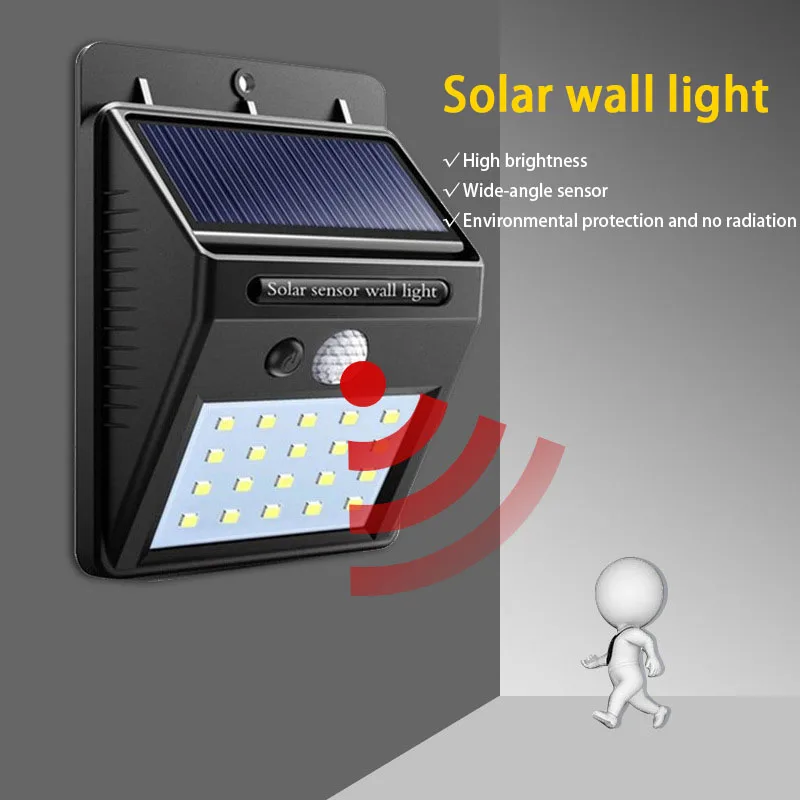 Фото уличный светильник солнечная батарея на открытом воздухе солнечный с датчиком