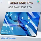 Планшет M40 Pro, 10 дюймов, android, 8 ГБ + 256 ГБ