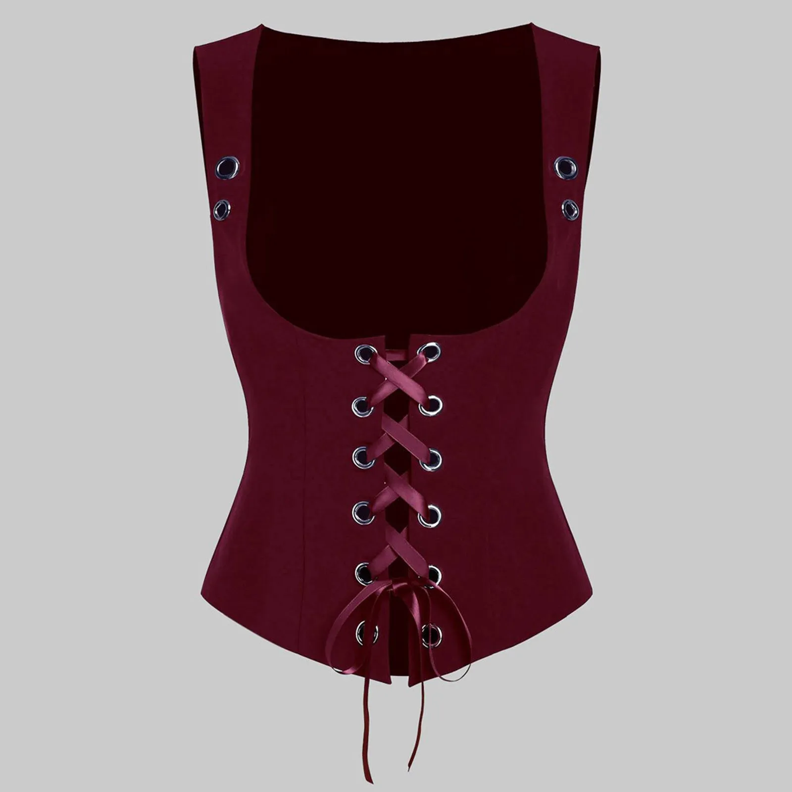 Футболка женская в стиле Харадзюку однотонная майка без рукавов с перекрестными