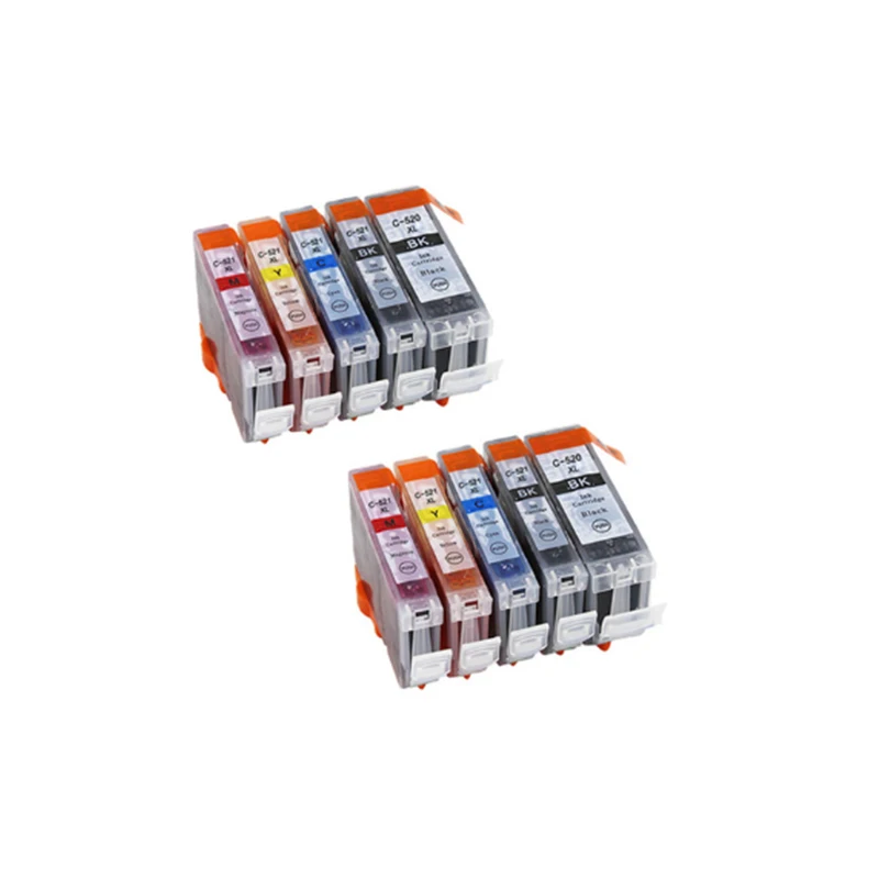 5PK PGI-520 картридж с чернилами для MP540 MP550 MP560 MP620 MP630 MP640 MP980 MP990 MX860 MX870 IP3600 IP4600 IP4700 |