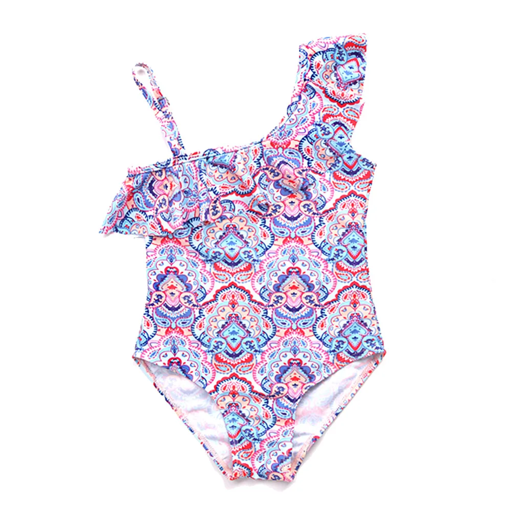 

Mother and Daughter Swimsuit One-Piece Parent-Child Girl's swimwear