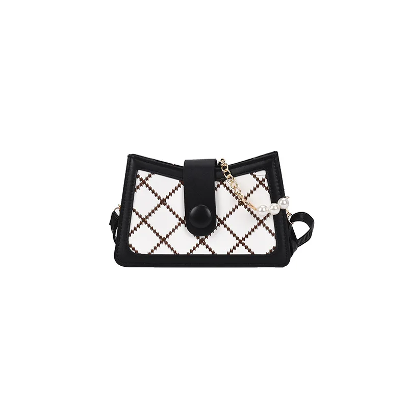 

Diamond Chain Simple Women's Bag 2021 New Sewing Thread Messenger Bag