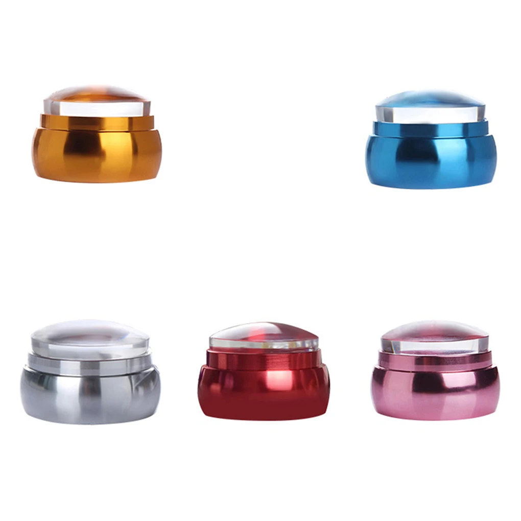 Совершенно новый 3 5 см прозрачные силиконовые головки для ногтей стемпер со