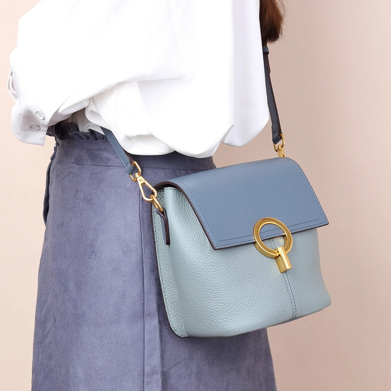 Сумка на плечо BISONJS B1669 женская кожаная роскошная маленькая сумочка дизайнерский