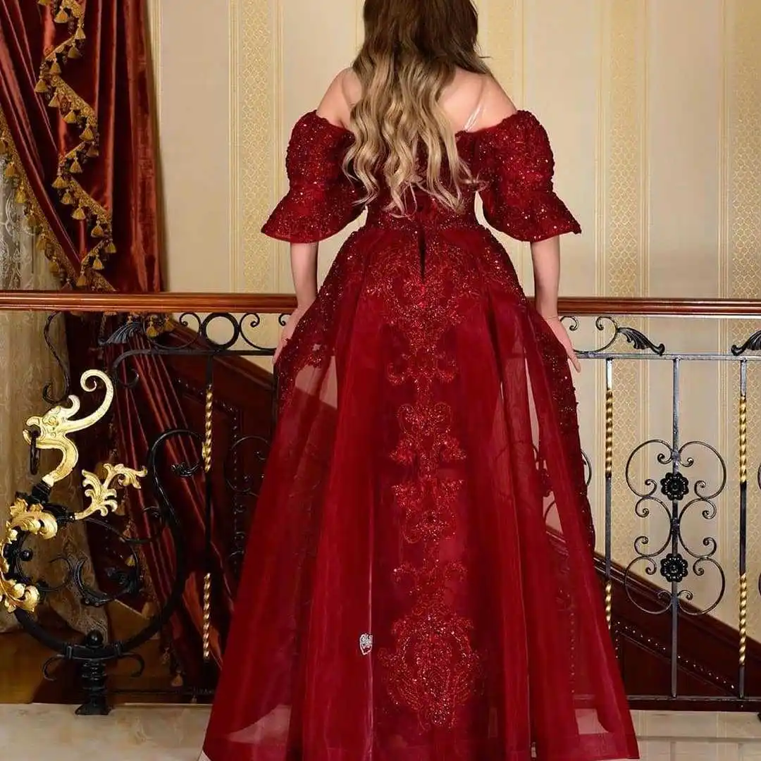 

Party Dresses for Women Evening New Swing Sequins Half Sleeve Long Dresses for Women Party Wedding