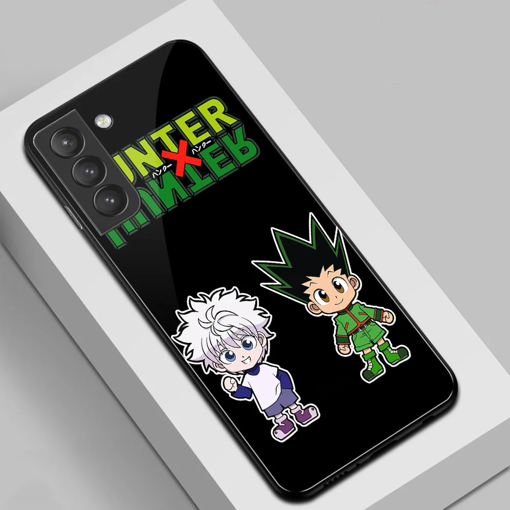 Чехол из закаленного стекла GON FREECSS Killua Zoldyck для Samsung A50 A60 A70 A21 A31 A51 A71 A81 A91 4G 5G A50S A70S M40
