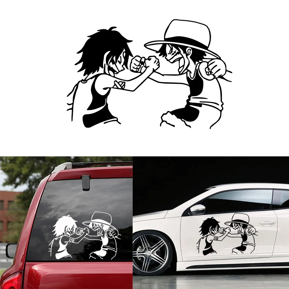 Бесплатная доставка One Piece Monkey D Луффи забавная наклейка для автомобилей Авто
