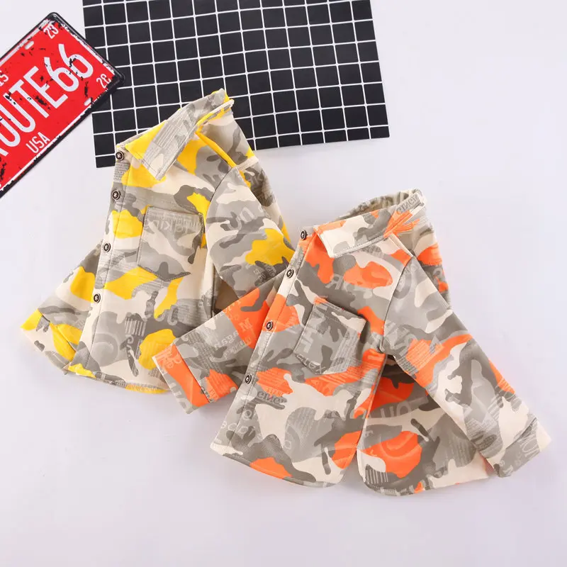 

New Children Spring Autumn Baby Boys Girls Cotton Jacket Camouflage Hoodies Coat Kid Fashion Toddler Casual Clothing Tracksuits