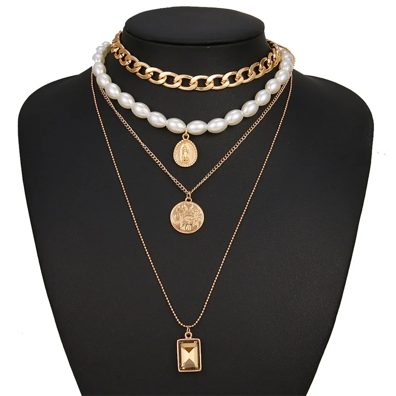 VKME винтажное золотое ожерелье для женщин с бабочкой ювелирные изделия цепочка