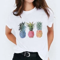 women pineapple fruit sweet fashion ladies print lady womens tops graphic t shirt tees print female camisas t shirt t shirts