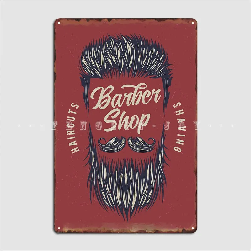 

Barbershop 18 Metal Sign Garage Decoration Retro Kitchen Cinema Kitchen Tin Sign Posters