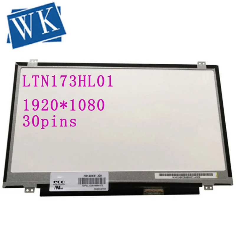 Бесплатная доставка LTN173HL01 901 LP173WF4 SPF5 SPF3 SPF32 ЖК экран для ноутбука 1920*1080 EDP 30