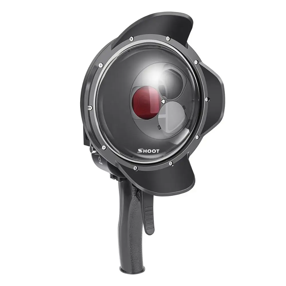 Триггер маска для дайвинга с фильтром Лупа рыбий глаз GOPRO HERO 7/6/5 купольная крышка