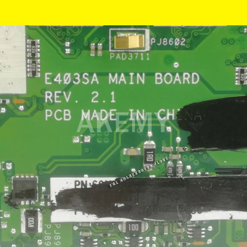 E403SA материнская плата для For Asus E403S работает 100% тест оригинальный N3700 4 ядра 4G RAM 64G