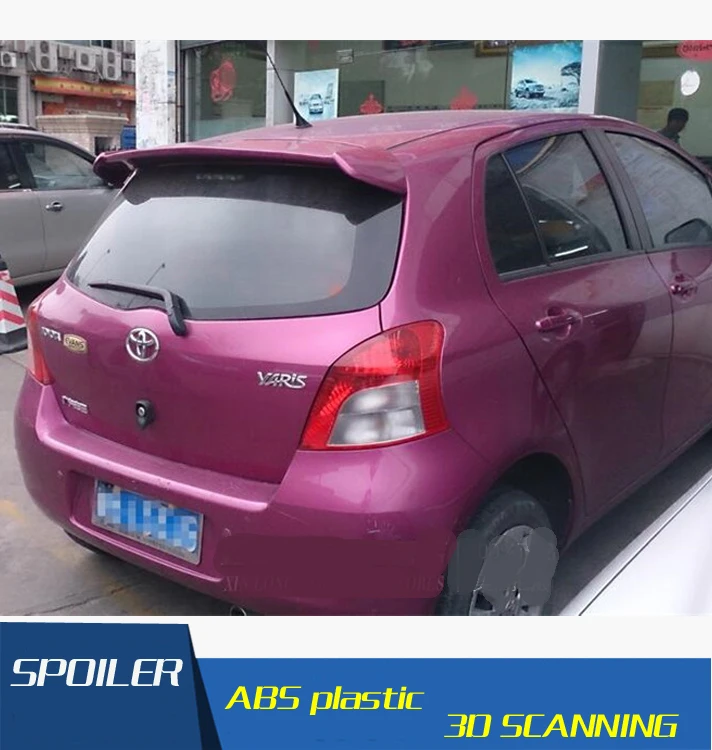Спойлер для Toyota Yaris спойлер высокого качества из АБС-пластика автомобильного