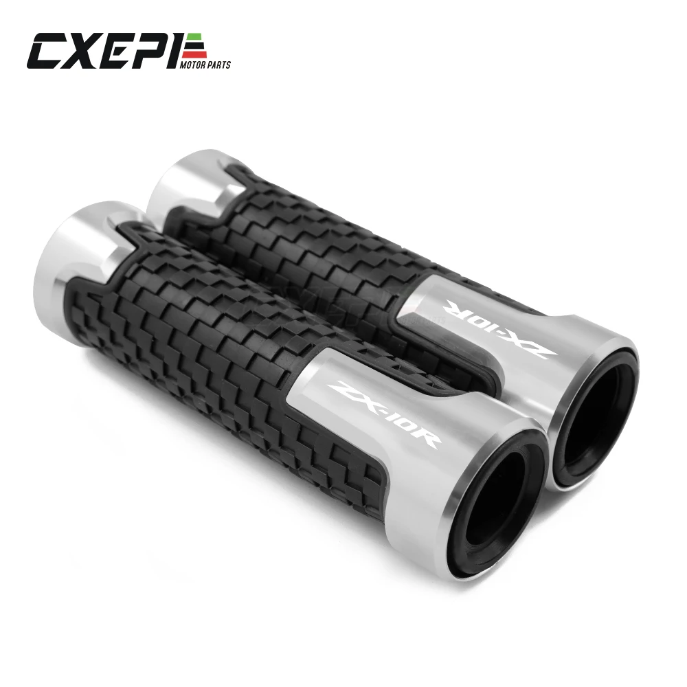 Универсальные алюминиевые Резиновые Нескользящие ручки для мотоциклов с ЧПУ 22