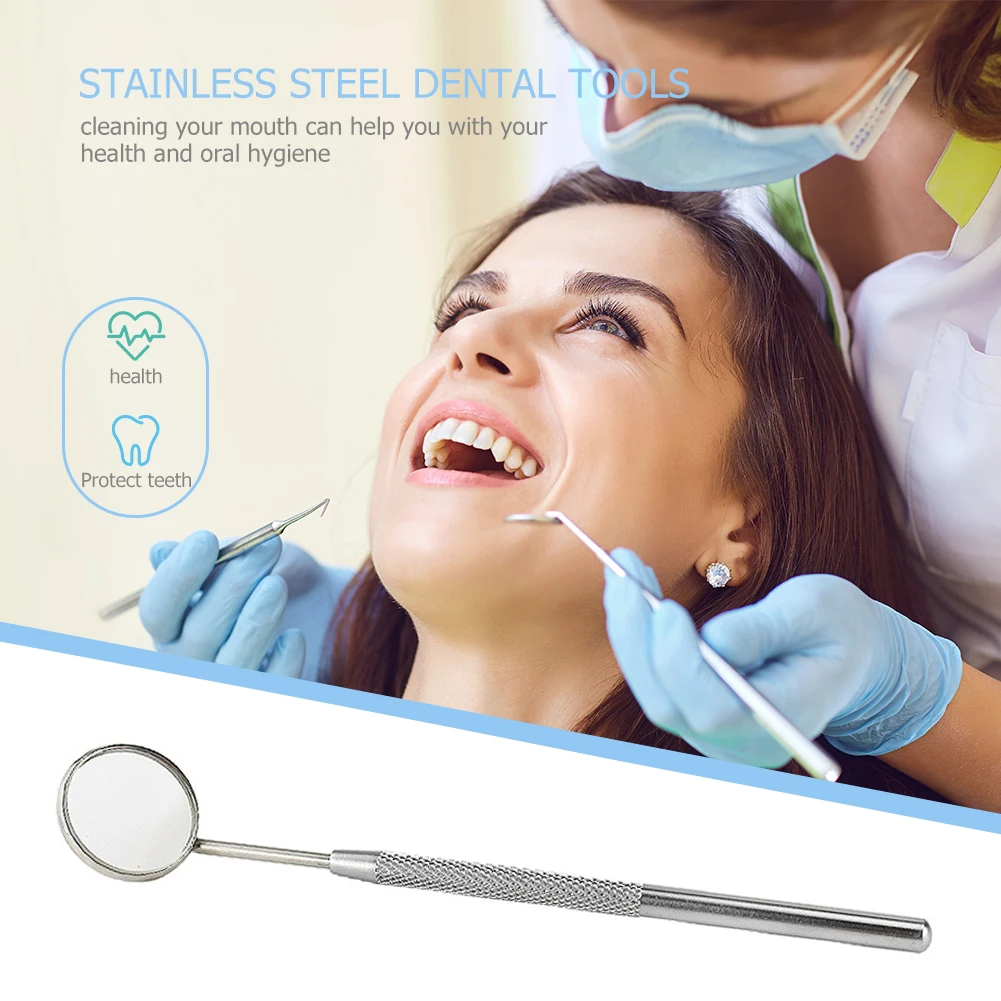

Stainless Steel Oral Mirrors Tartar Calculus Remover Mouth Mirror Reflector Tooth Care Remover Calculus Tartar Dentist Mirrors