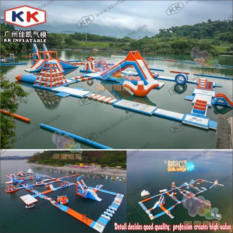 Наружное Надувное оборудование для аквапарка Sea Bay в Бразилии/гигантская