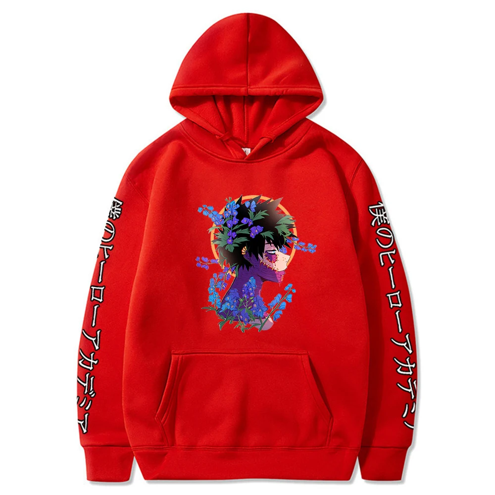 

My Hero Academia Sweatshirts Women Pink Women's Hoodies Warm Long Sleeve Casual Hooded Pullover Clothes Sweatshirt