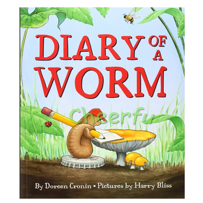 

Diary Of A Worm Doreen Cronin English Card Book Earthworm Diary Original Picture Book Open Stories Books For Children Reading