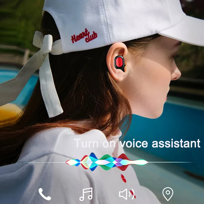 Bluetooth 5 0 беспроводные наушники TWS стерео Аурикулярные fone Спортивная игровая