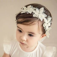 baby headband kids girls lace headbands hairband hair accessories flower bow