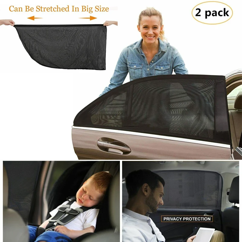 

2 шт., солнцезащитный козырек для переднего и заднего стекла автомобиля