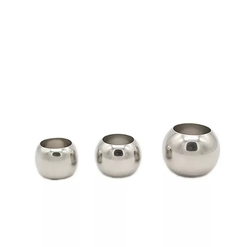 Утолщенный полый шар из нержавеющей стали украшение с отверстиями Золотой